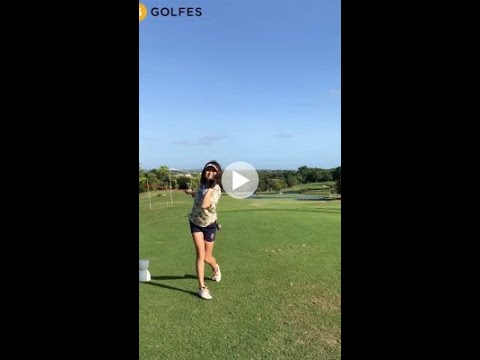 女子ゴルフ｜美人ゴルファー加藤かな子さんがグアムのタルフォフォゴルフクラブで楽しい南国ゴルフ！！