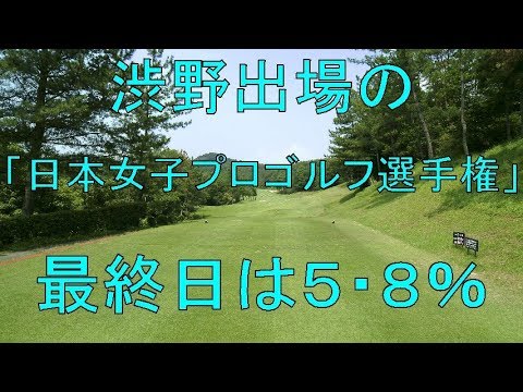 渋野出場の「日本女子プロゴルフ選手権」最終日は５・８％